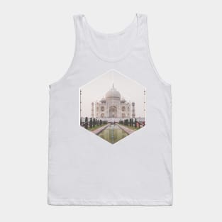 Taj Mahal India Geometric Photography Tank Top